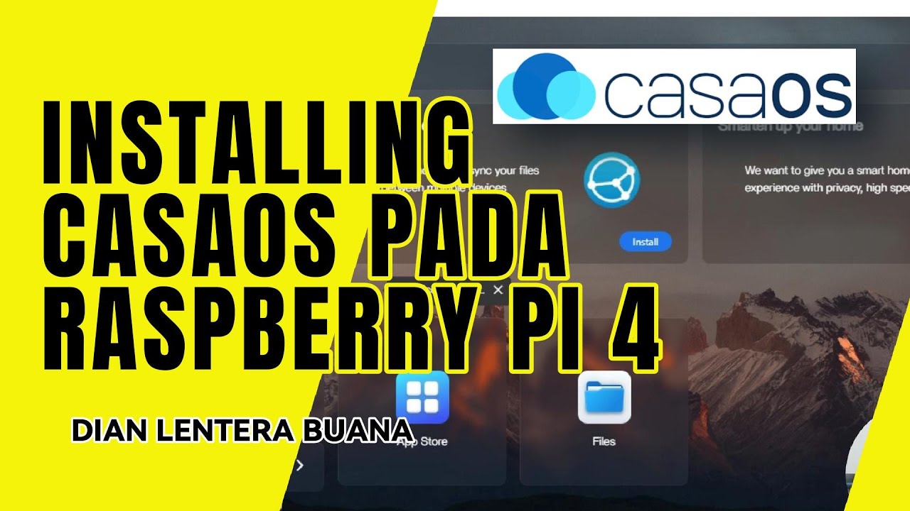 Instal Casa OS pada Raspberry Pi 4 - YouTube