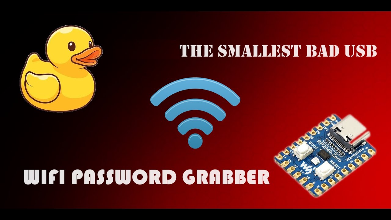 Grab Any Wifi Password In Seconds with this 10 Rubber Ducky YouTube