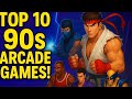 "Top 10 Best 90s Arcade Games 🎮 | Street Fighter, Mortal Kombat, Tekken &amp; More"