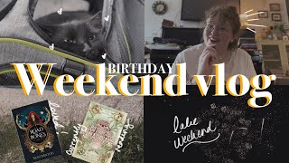 BIRTHDAY WEEKEND, YAPS ABOUT WRITING, AND READING SOME GREAT BOOKS || a weekend vlog