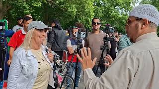 Why Do You Pray To Muhammad? Shamsi Speakers Corner