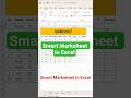 Smart Marksheet in Excel 💡#excel #shortsfeed #shortvideo #shorts #exceltips