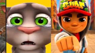Talking Tom Cat 2026 VS SubwaY Surfers Jake | Jake Copies Tom’s Moves! AI Concept Gameplay screenshot 4