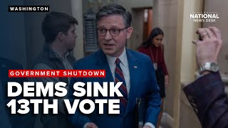 Senate fails again to pass bills to pay federal workers as shutdown enters day 29