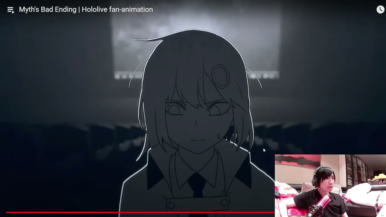 CRAZY CLIFFHANGER! COUNCIL? Myth's Bad Ending | Hololive fan-animation Reaction! 