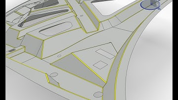 CATIA V6 | Mechanical Surfaces & Body in White | Autofillet command for BIW