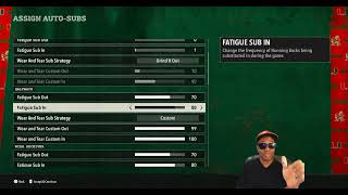 Famous College Football 26 - My Dynamic Auto Subs Sliders for the Best Player Rotations Profile