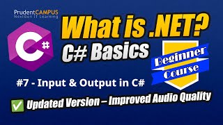 7: Input & Output in C# (Console.ReadLine & WriteLine) | Updated Audio