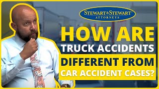 How Are Truck Accident Cases Different From Car Accident Cases?