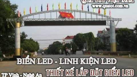 Công ty làm biển quảng cáo Tp Vinh Nghệ An, Hà Tĩnh Giá quá tốt