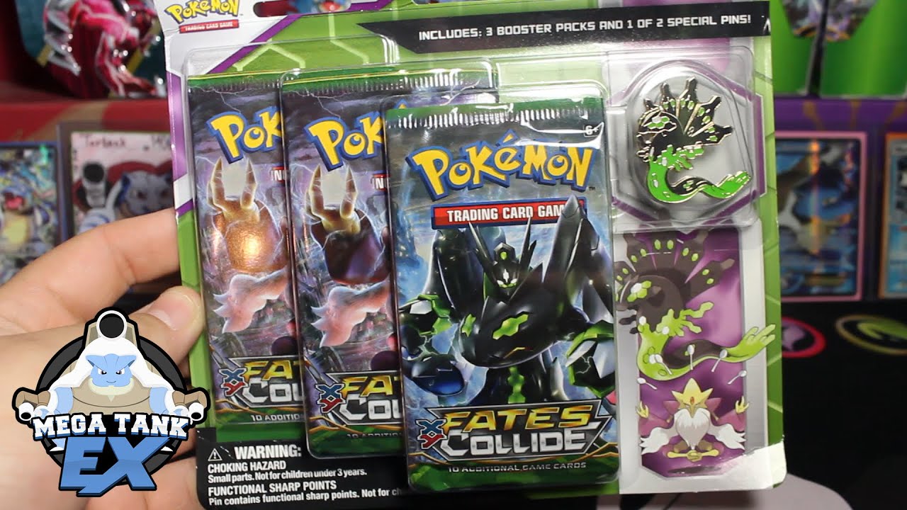 Pokemon Fates Collide Zygarde Pin Blister Opening