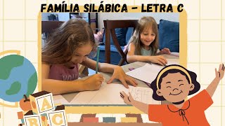 Aprendendo a Letra C - Família Silábica | Atividade de Alfabetização Infantil