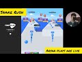 Aryan plays is live! 🛑 snake Rush are live 🛑 complete 21 to 40 level s #live