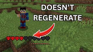 I tried beating minecraft without healing