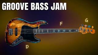 Dirty Groove Bass Backing Track In D