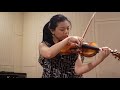 Slso first violinist ijung huang performs bach