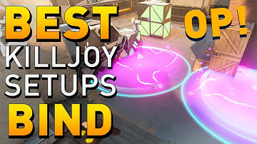VALORANT - NEW BEST Killjoy Turret/Nanoswarm Spots & Setups for BIND