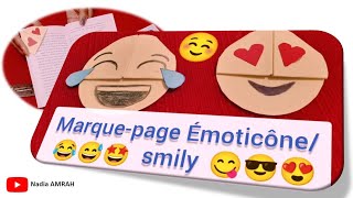 Marque-page émoticône/Smiley facile : فواصل كتب