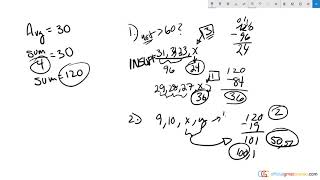 If the average (arithmetic mean) of four different