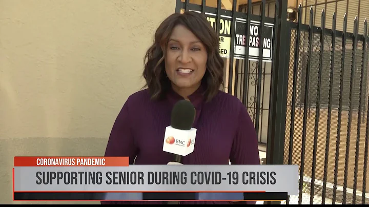 BNC's Anita Bennett talks to group helping seniors...