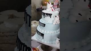 3 step cake designviralvideo ytshortsviral shortsfeed