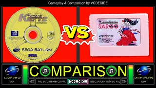 Exclusive PAL Game (Sega Saturn vs Sega Saturn with Saroo) Side by Side Comparison