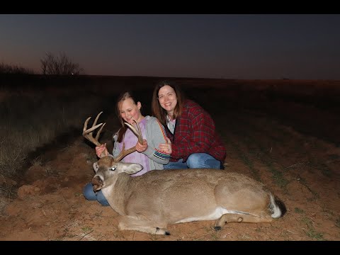Emma's First Buck Deer Hunting