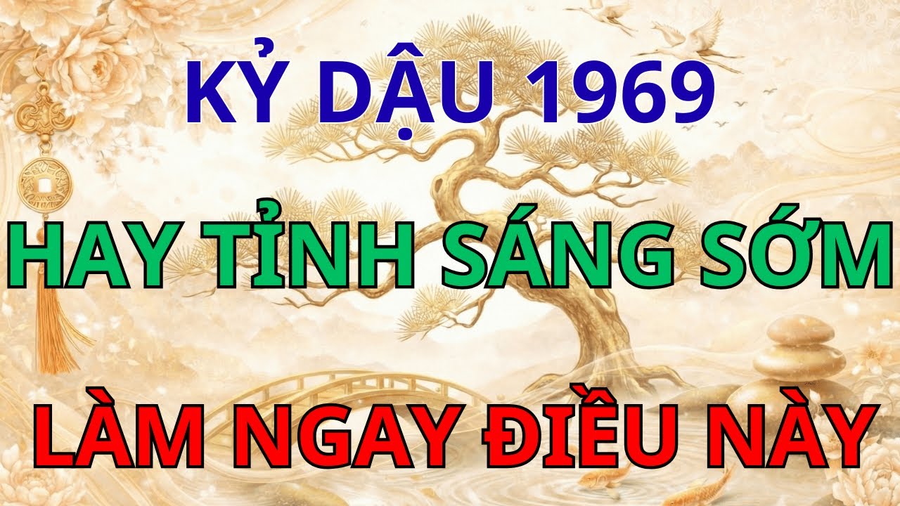 Kỷ Dậu 1969: Chỉ Cần 5 Phút Lúc 3 Giờ Sáng, Làm Đúng Một Việc - May Mắn Sẽ Tự Tìm Đến Cả Năm.