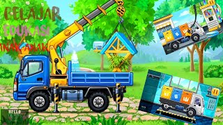 Belajar merakit mencuci memperbaiki mobil kita/mobil truk edukasi anak anak screenshot 5