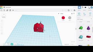 How to create dog house 3D model in the TinkerCAD