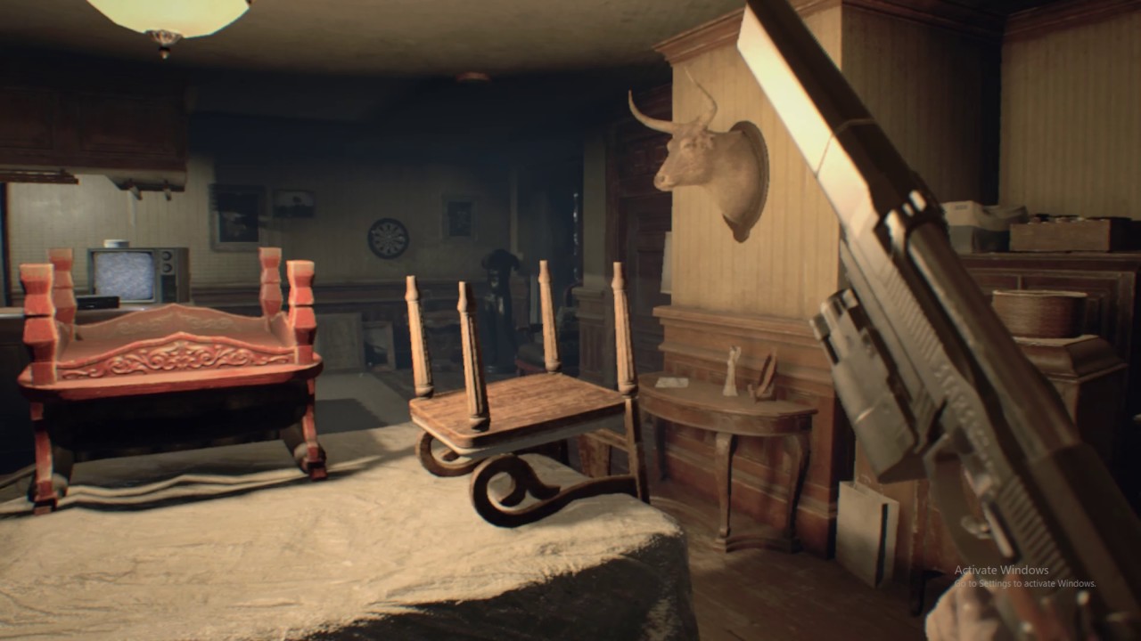 re7 grotesque, vs jack(normal)