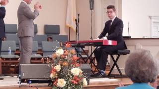 Video thumbnail of "Josh Townsend (LeFevre Quartet) playing two classic songs"