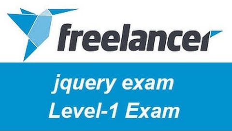 Freelancer.com jquery exam Level-1 Test Answers