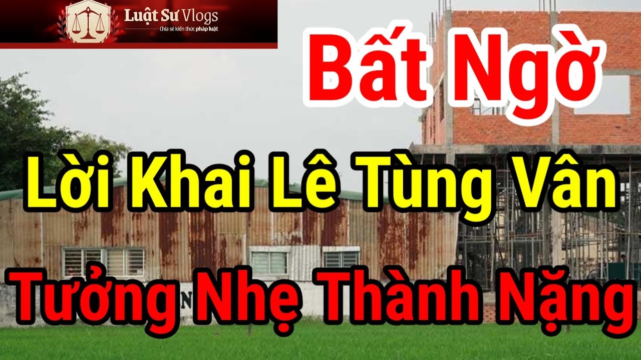 Kết Luận Điều Tra Vụ Án Thiền Am Tịnh Thất Bồng Lai Lê Tùng Vân ...