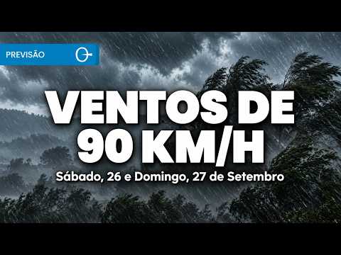 Temporais voltam ao RS neste fim de semana e São Paulo sem chuva