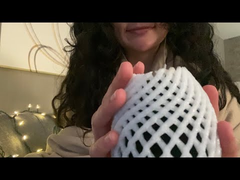 Soft Foam Tapping & Gentle Sticky Sounds | Relaxing Close-Up ASMR ✨