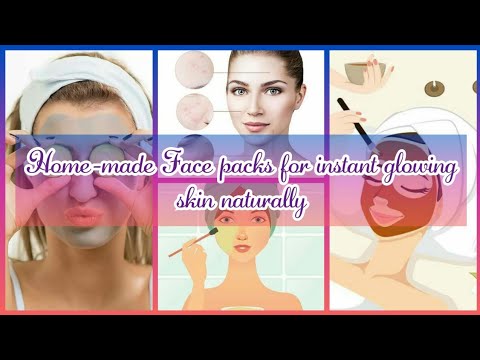 Homemade Face Packs For Instant Glowing Skin Naturally|Face Masks That ...