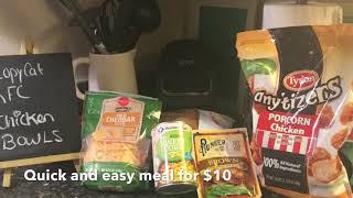 How to make copycat KFC bowls for $10!!!