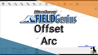Celebrity MicroSurvey FieldGenius How To: Creating an Offset Arc | Bench Mark Profile