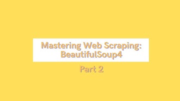 Web Scraping with Python - Part 2 - BeautifulSoup Tutorial 🔥
