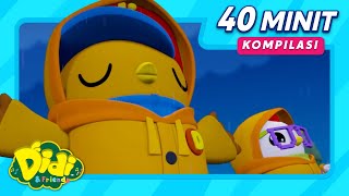 Kompilasi 40 Minit Didi & Friends | Lari Di Dalam Hujan | Didi Lagu Baru