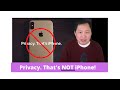 Privacy. That's NOT iPhone!