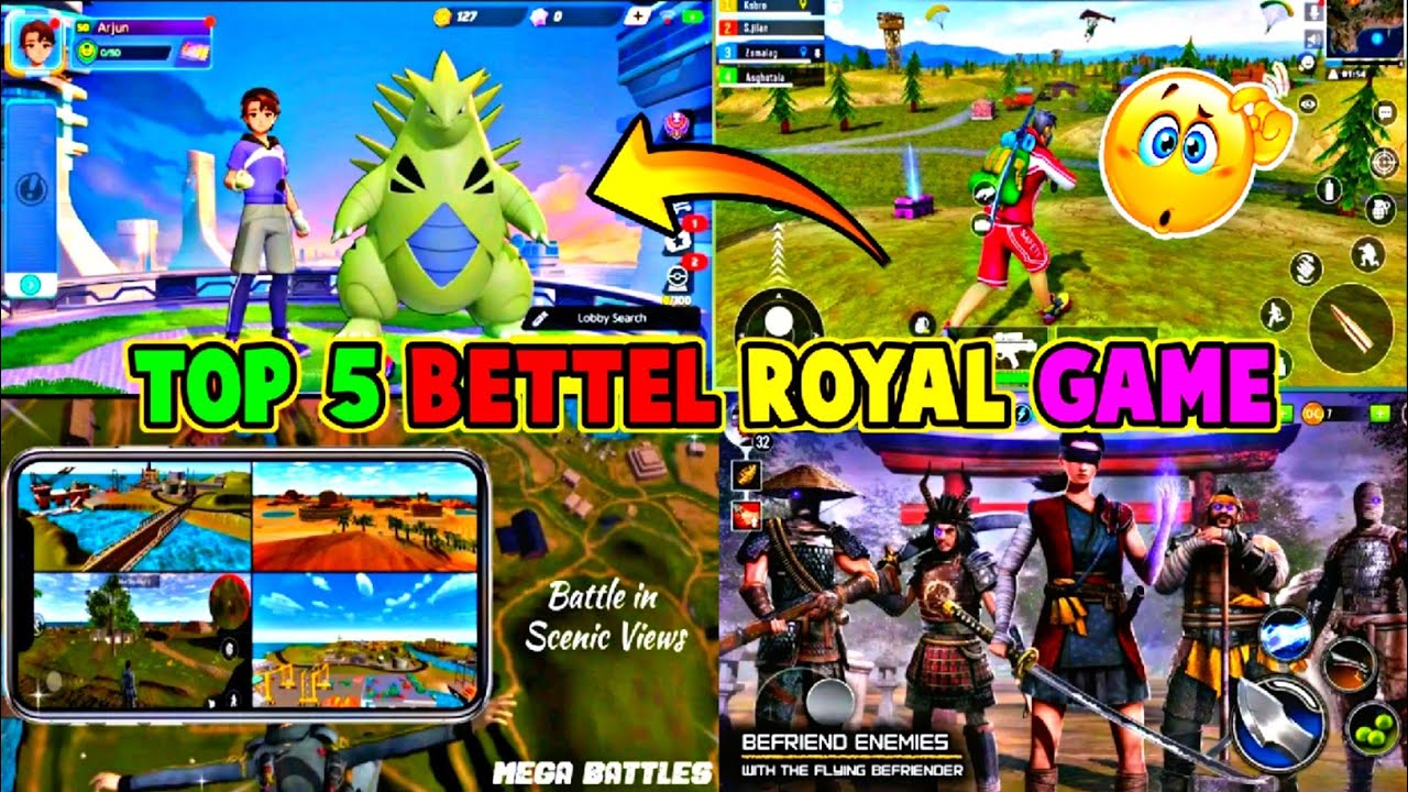 Top 5 New Battle Royale Games For Android In 2023 | Best Battle Royale ...