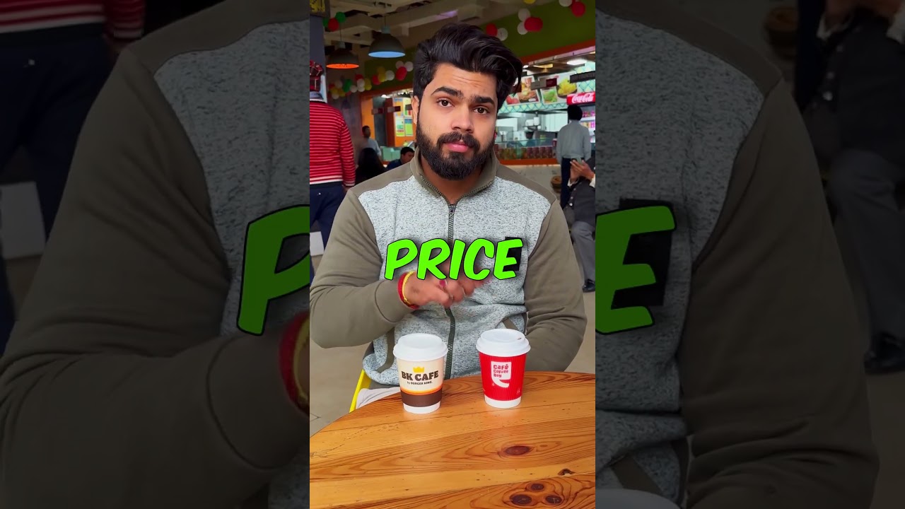 BURGER KING vs CAFE COFFEE DAY☕