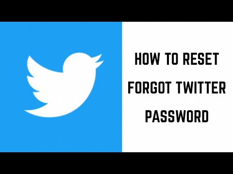 How to Reset Forgot Twitter Password