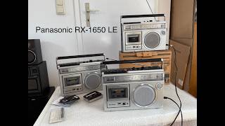 Panasonic RX 1650 LE Triple impact pure 80s