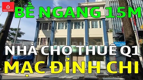 Cho thuê nhà mặt tiền QUẬN 1, số 28B MẠC ĐỈNH CHI, P. Sài Gòn - Mã sp: DC28