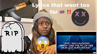 UK LYRICS THAT WENT TOO FAR (PART 1) *can’t believe they said this*😱😱🇬🇧 🩸