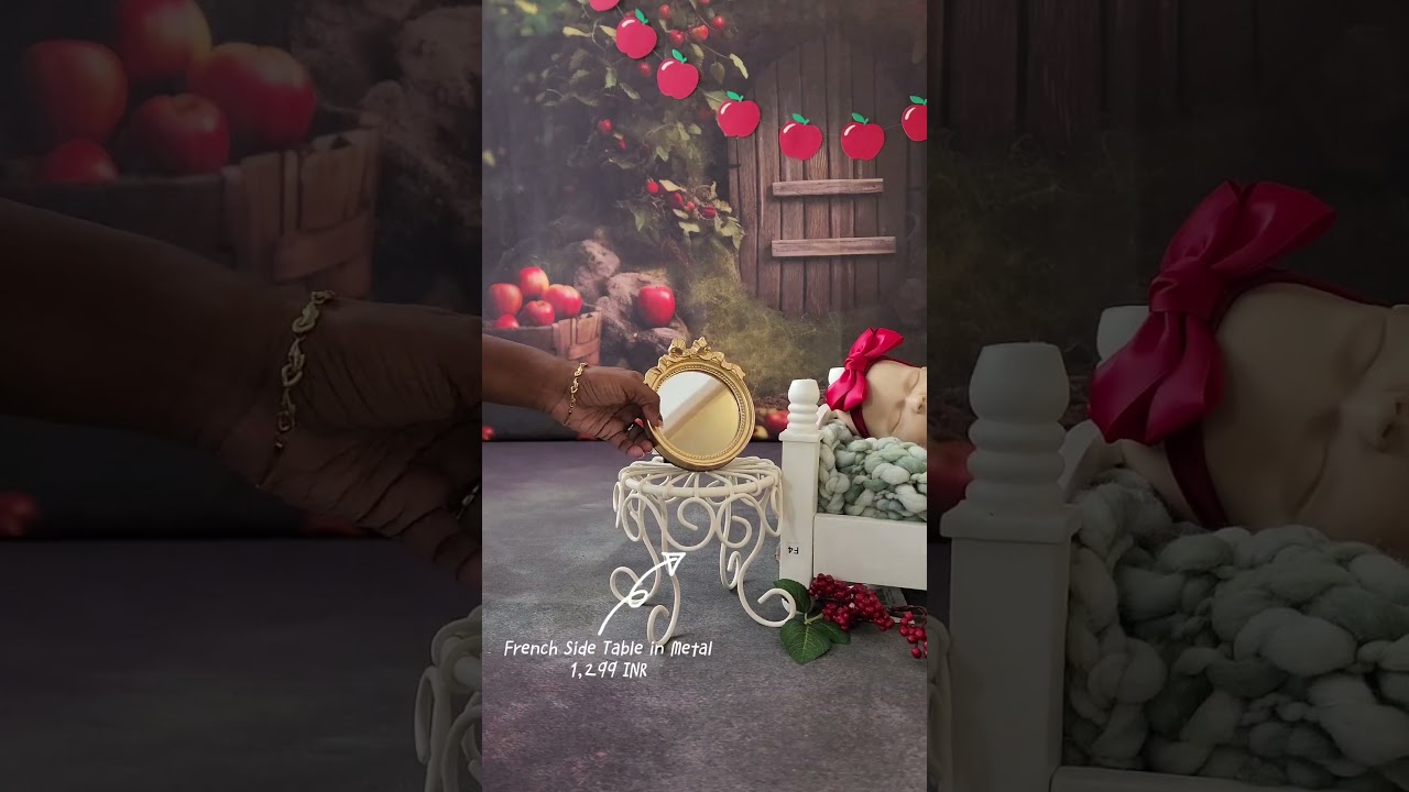 Snow White Themed Baby Photoshoot | Baby Snow White  Setup | Disney Princesses | Snow White