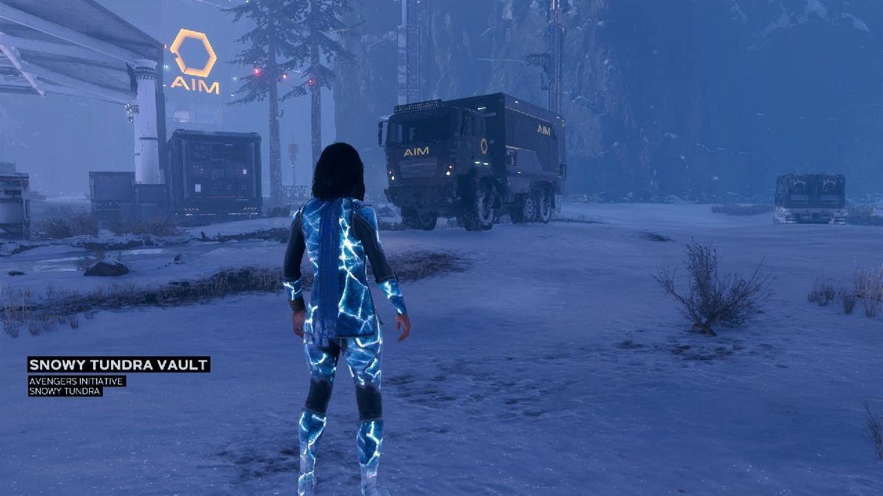 MARVEL AVENGERS SNOWY TUNDRA  VAULT DNA STRONGBOX LOCATION PS4 PRO